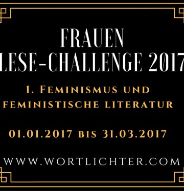 Frauen Lesechallenge 2017: Teil 1- Feminismus